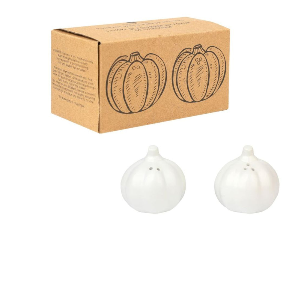 Ceramic Pumpkin Salt & Pepper Shakers